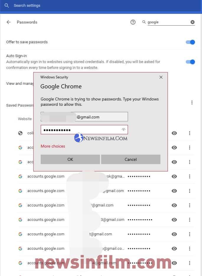 Cara Melihat Password Gmail sendiri di pc