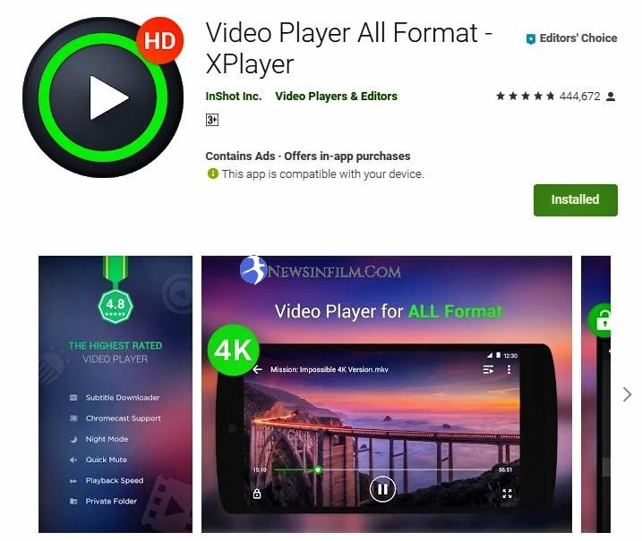 aplikasi pemutar video android