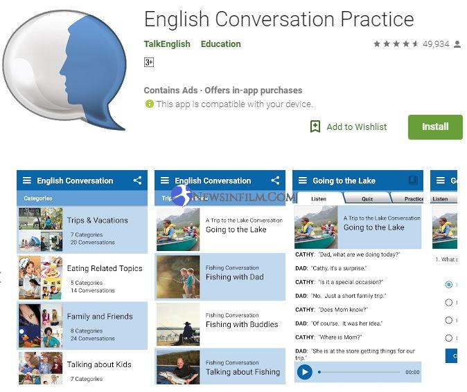 aplikasi belajar bahasa inggris dengan orang asing