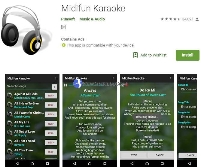 aplikasi karaoke android