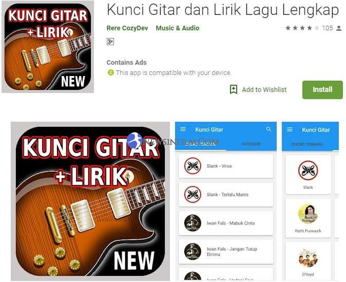 aplikasi kunci gitar indonesia