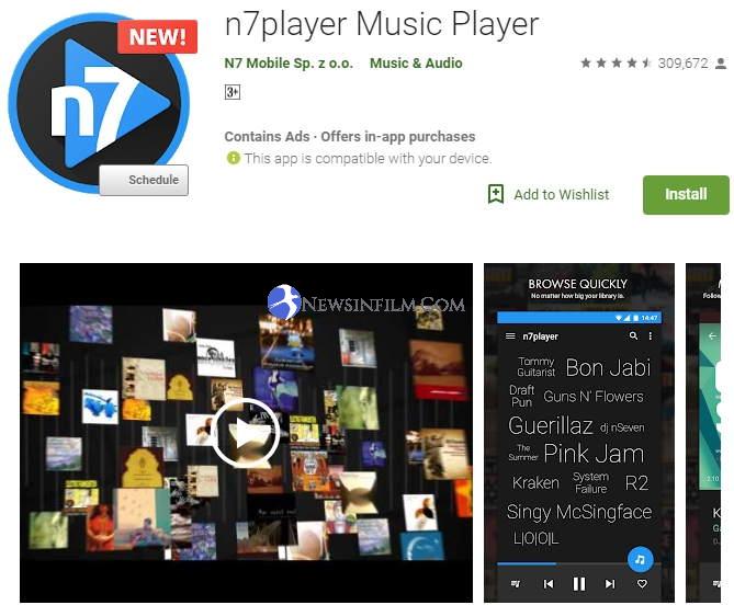 aplikasi pemutar musik android terbaik tanpa iklan