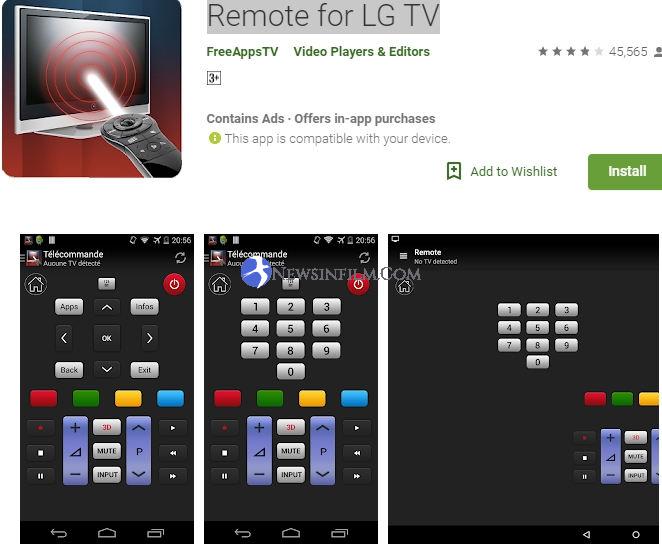aplikasi remote tv lg