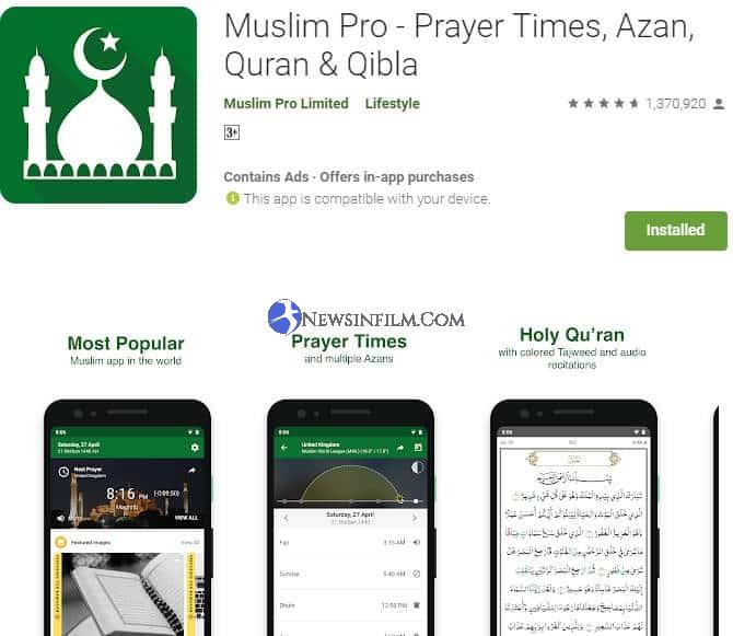 muslim pro untuk android