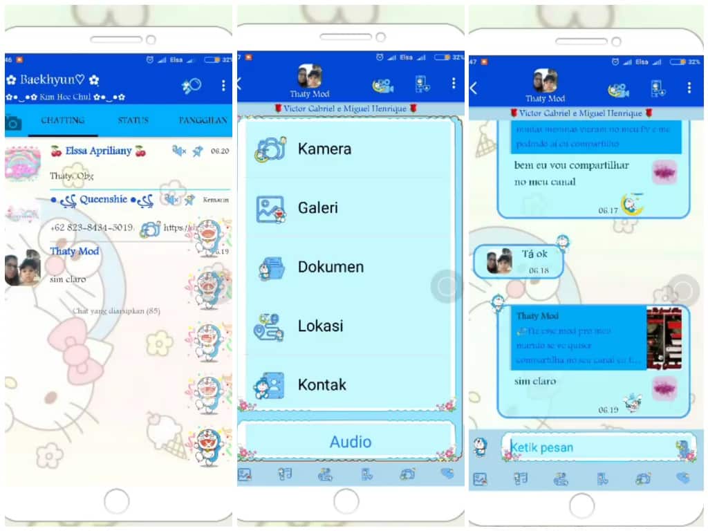 Cara-Install-WhatsApp-Doraemon