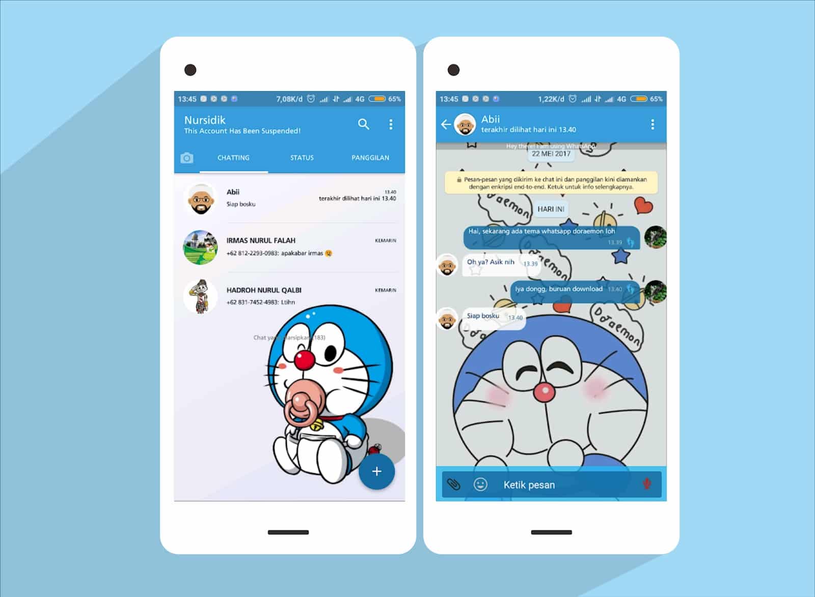 Review-WhatsApp-Doraemon
